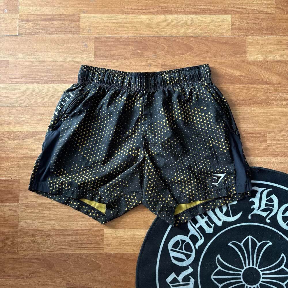 Gymshark Sport 5" Shorts Turmeric Yellow Print